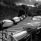 A few days ago, fishing boats in Cala Deia, Mallorca.