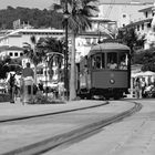 A few days ago, tram in Port Soller, Mallorca.