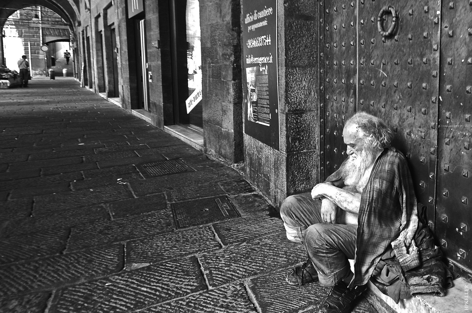 A few months ago on a Sunday morning in Genoa.