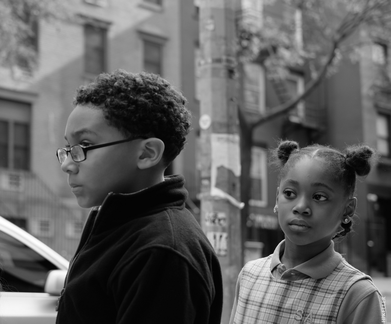 A few weeks ago in NYC, ...Schoolchildren during a security exercise_