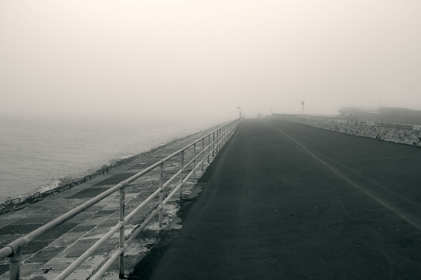 A foggy day in Portsmouth