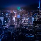 A foggy view from the Rockefeller Center