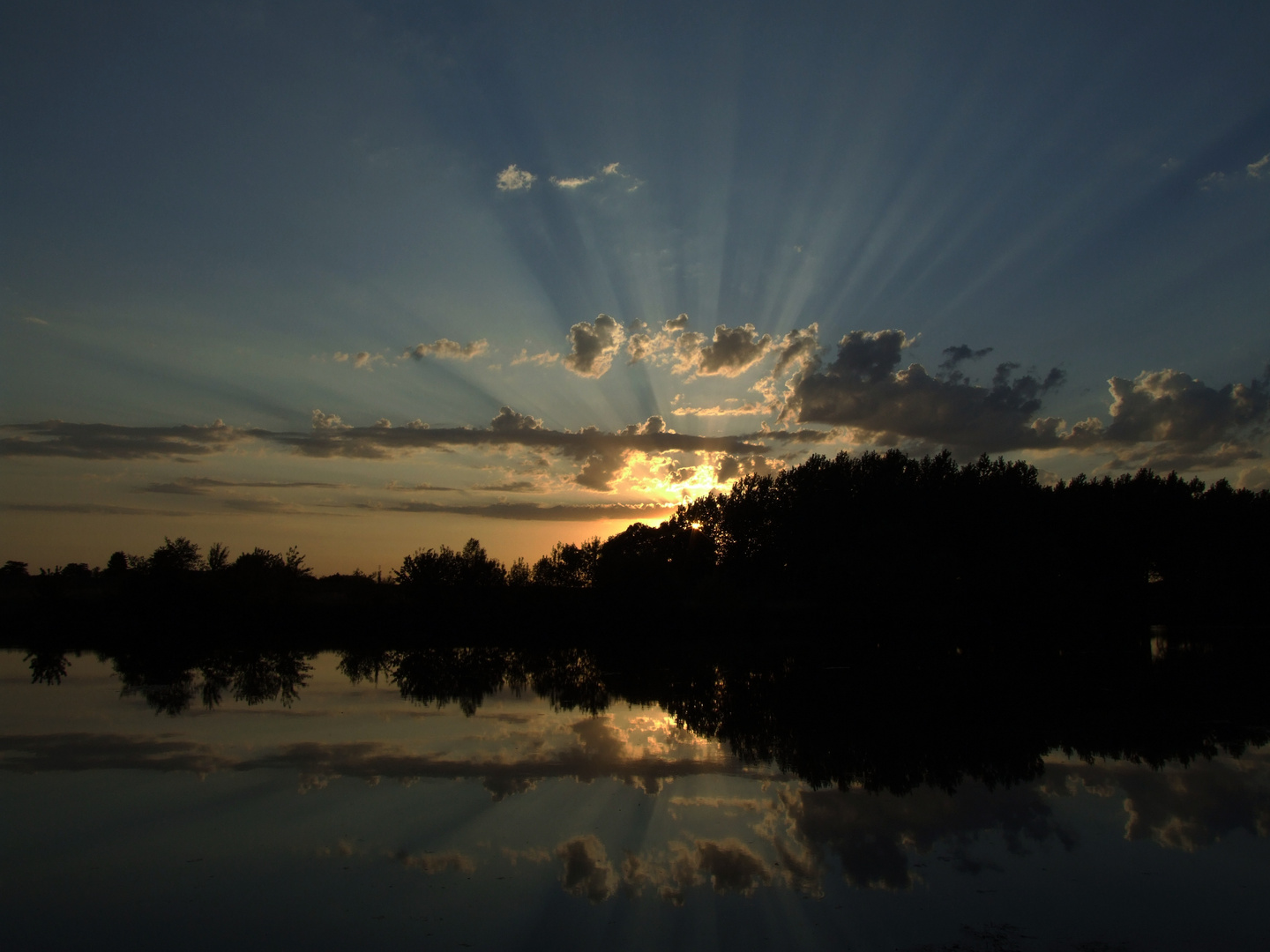 a French sunset