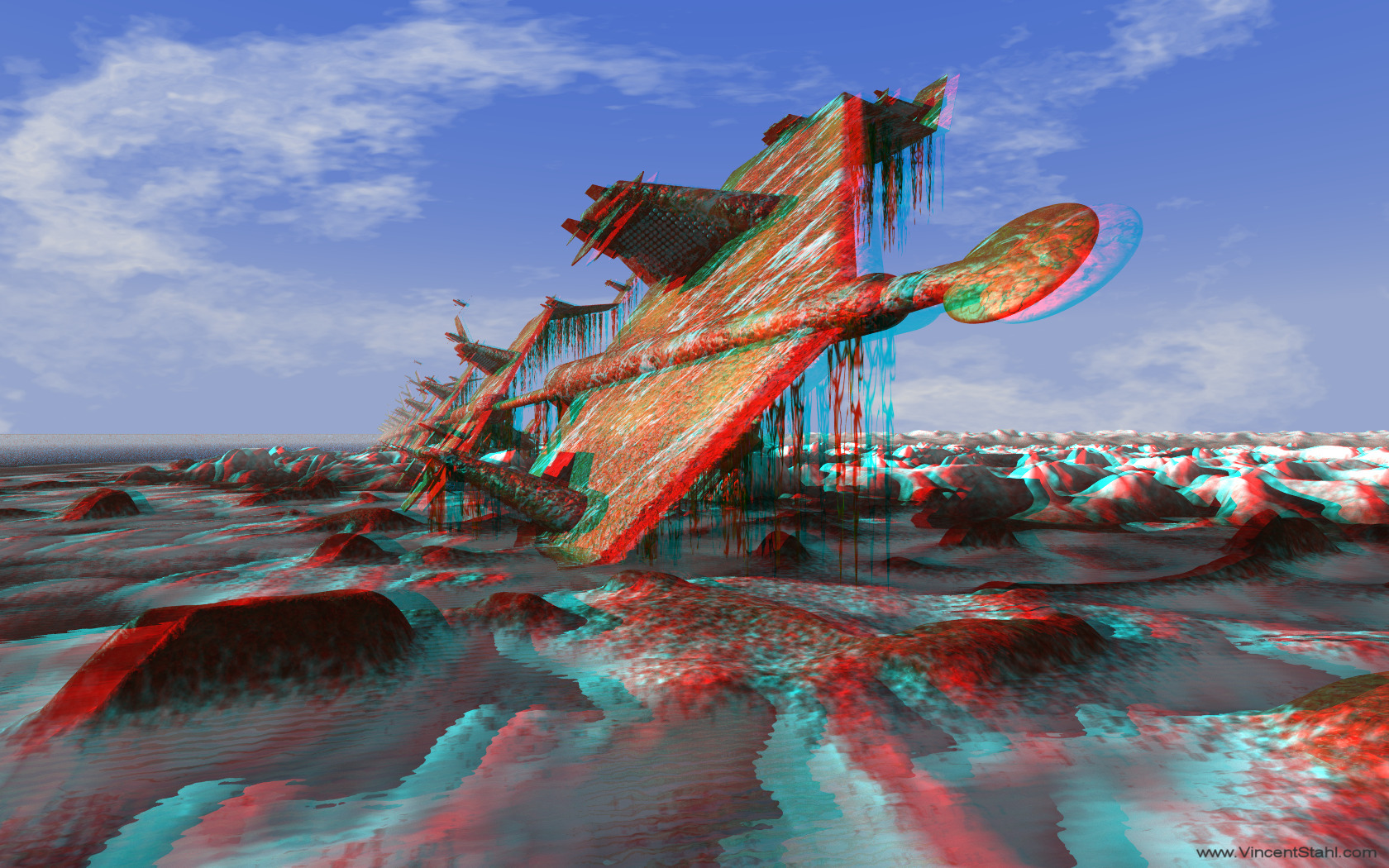 A Frozen Dream (3D Anaglyph)