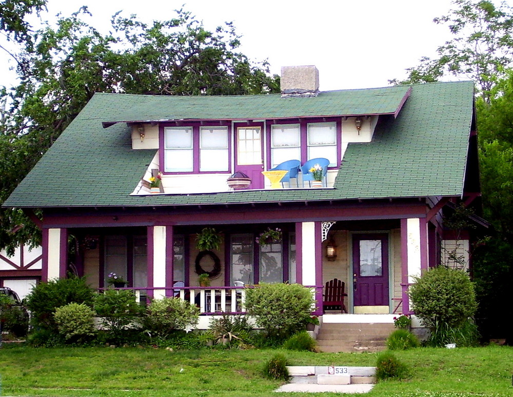 A funky little house in the Paseo district of OKC, OK