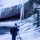 a funny photograph in the snow 