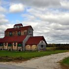 a gingerbread house, maine