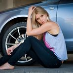 A GIRL AND HER CAR