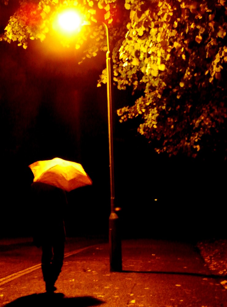 a girl and her umbrella