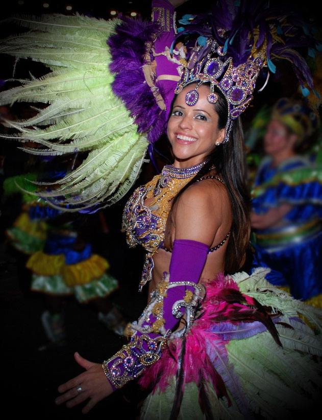 A girl at the carnival