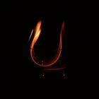 A glass of fire