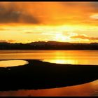 a golden evening on the Bay