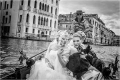 *A gondola ride on the Grand Canal