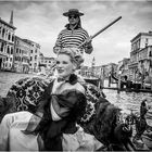 A gondola ride on the Grand Canal*