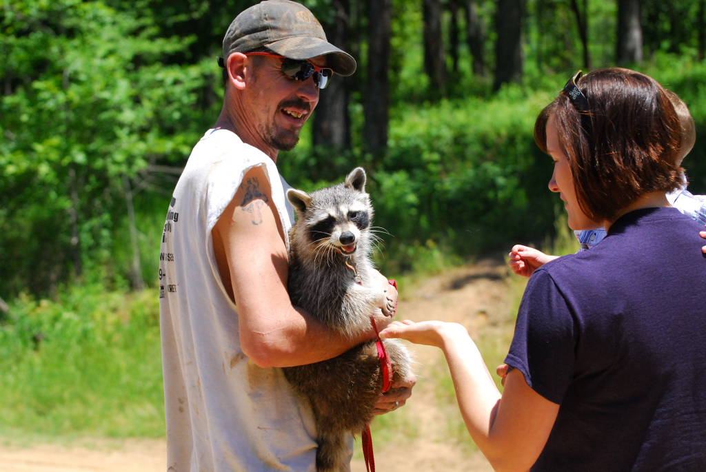 A Happy Meeting Of People and Wildlife