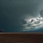 a heavy thunderstorm blustered over the hottest, driest and lowest spot in northamerica