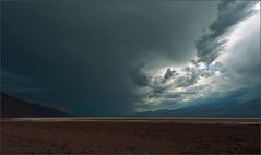 a heavy thunderstorm blustered over the hottest, driest and lowest spot in northamerica