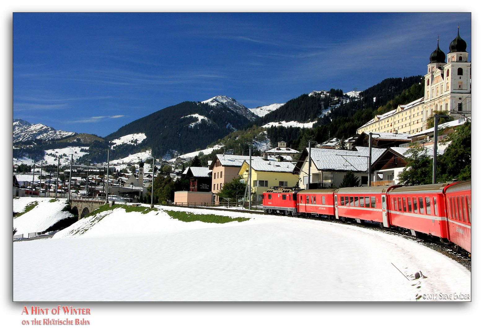 A Hint of Winter on the Rhätische Bahn