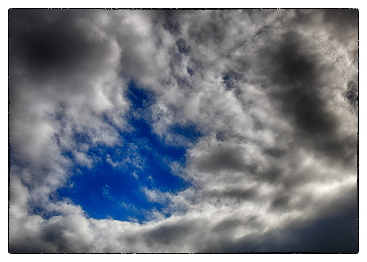 A hole to see the sky through