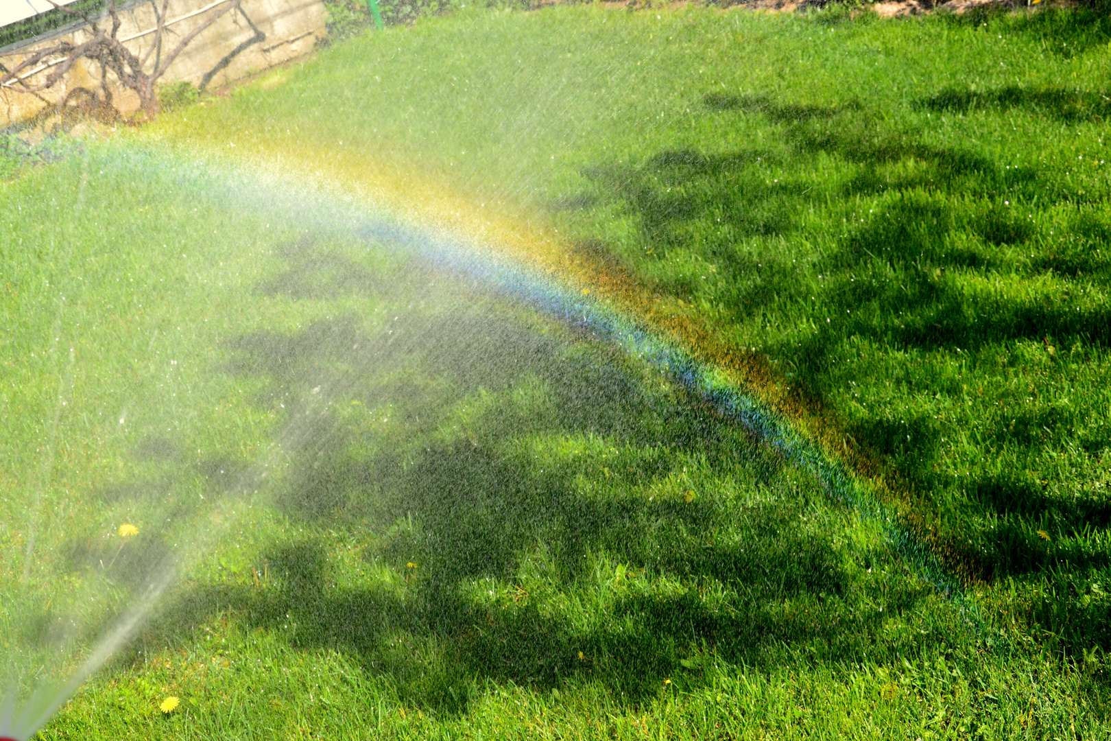 A home-made rainbow