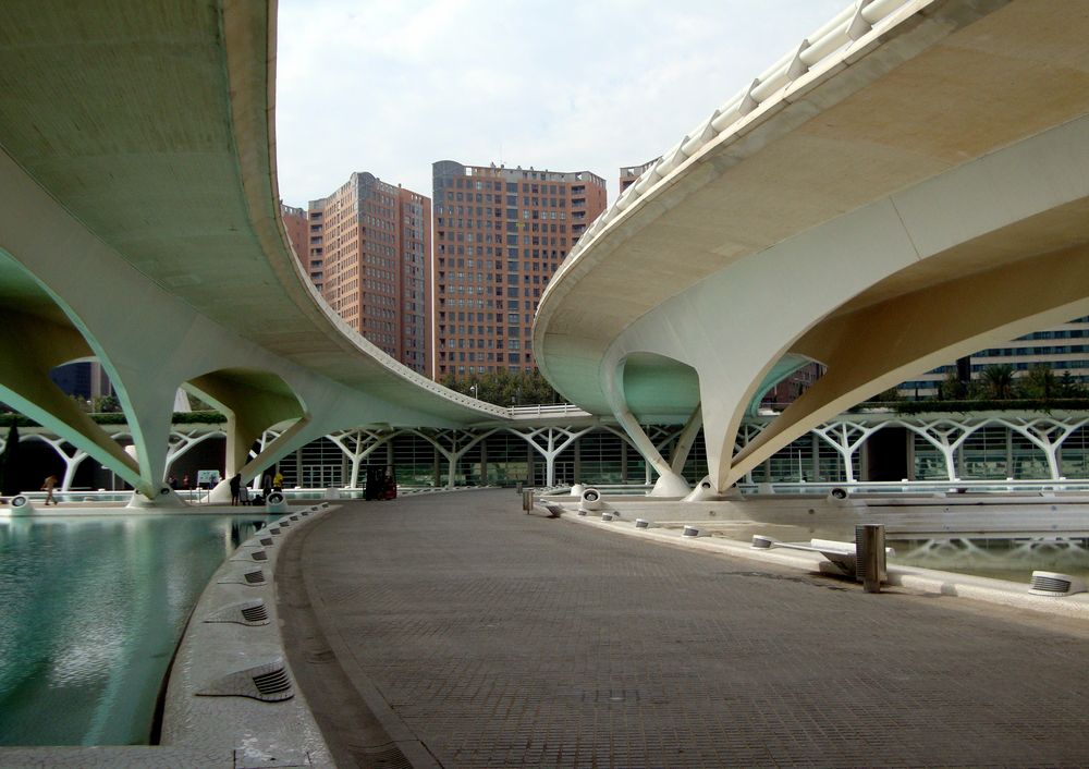 A la cité des Arts et des Sciences