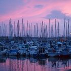 à la nuit tombée, les sables d'olonne