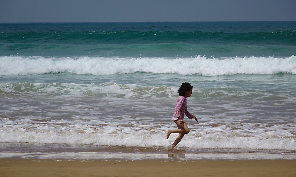 à la plage d'agadir