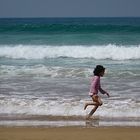 à la plage d'agadir