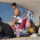 A la plage en famille