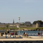 A la sortie de la navette de Port-Louis -Gâvres (Morbihan)