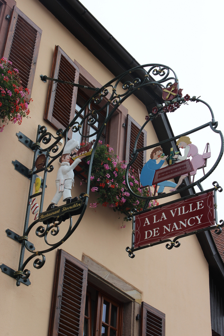 A la ville de Nancy en Alsace