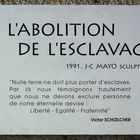 A l'abolition de l'esclavage.