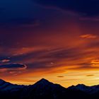 A l'aube dans le Champsaur ( Hautes-Alpes )