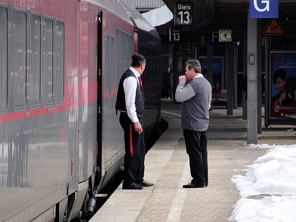 "A letzter Zig auf´m Bahnsteig", München Hbf, 20.02.2010