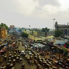 a little bit traffic in Hyderabad