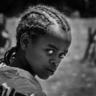 A little girl in Ethiopia.