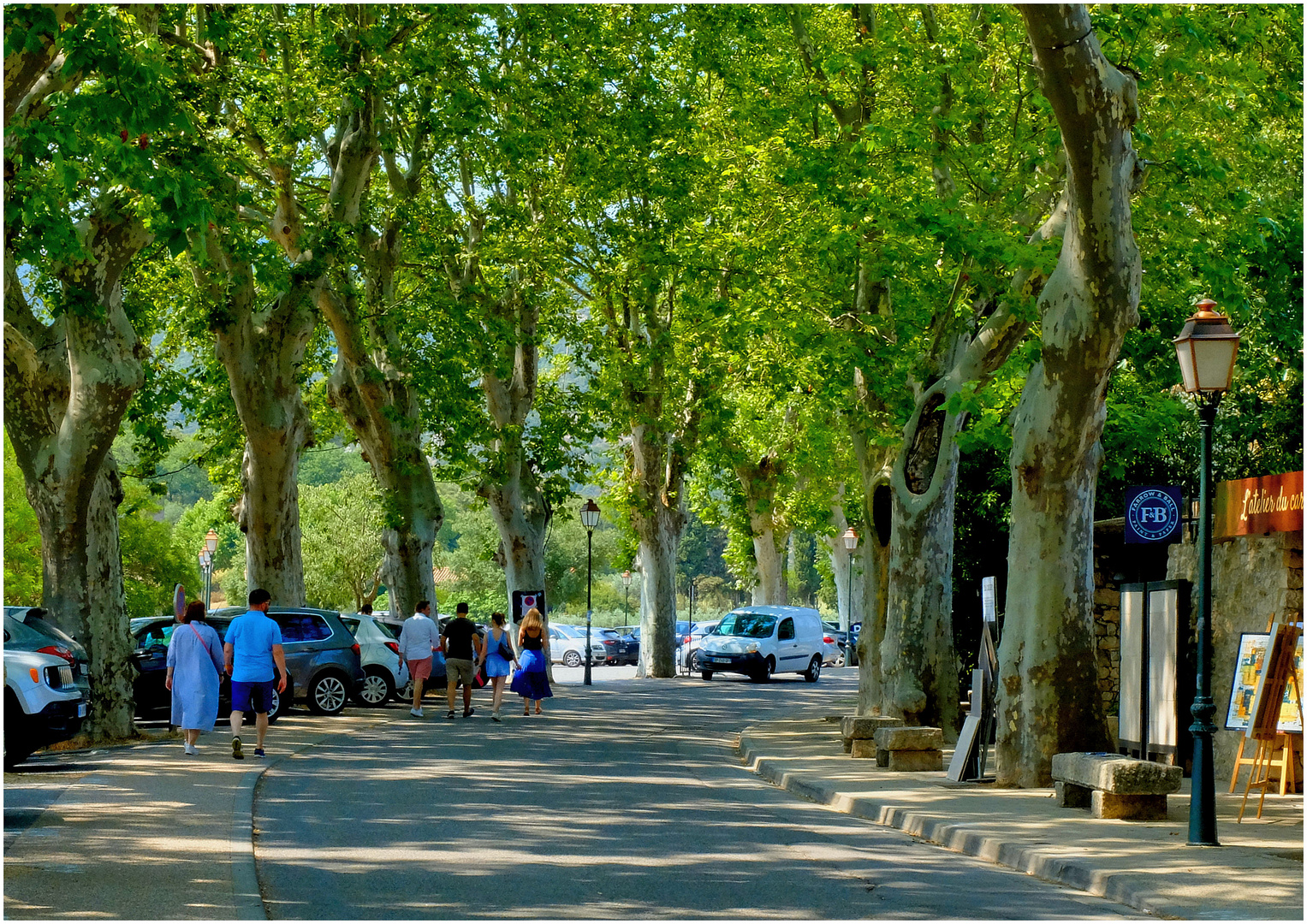 A l'ombre des platanes