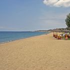 A lone at Toroni Beach