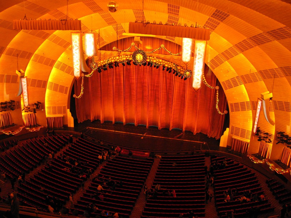 a look inside Radio City Music Hall....