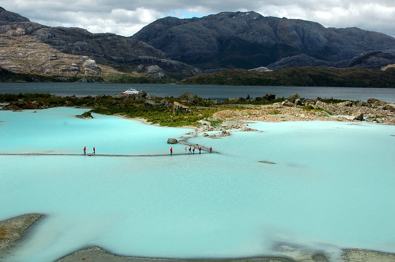 A los pies de Glaciar Bernal