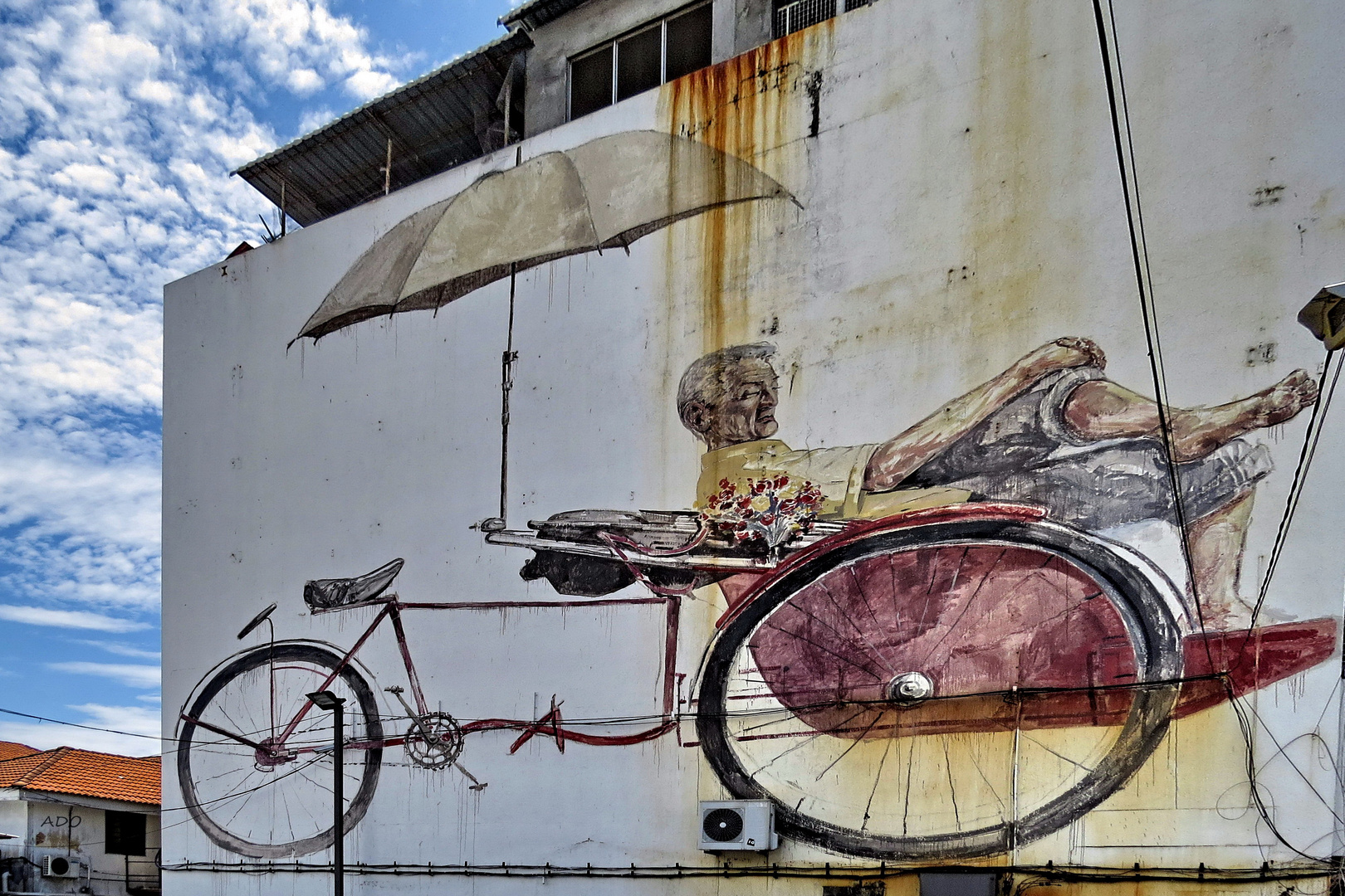 A Man And His Rickshaw 