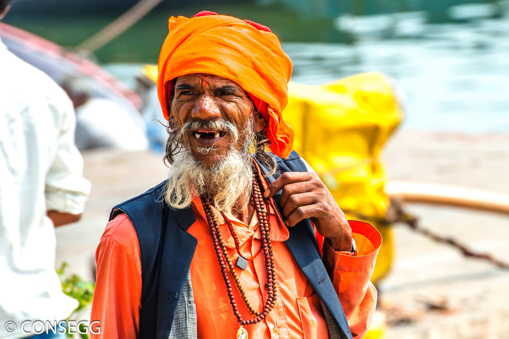 A Man in Varanasi India