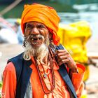 A Man in Varanasi India