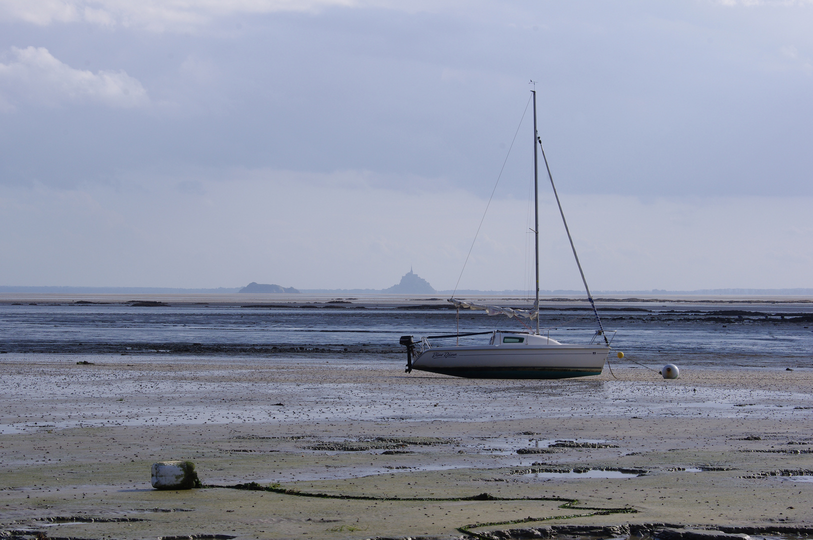 à marée basse