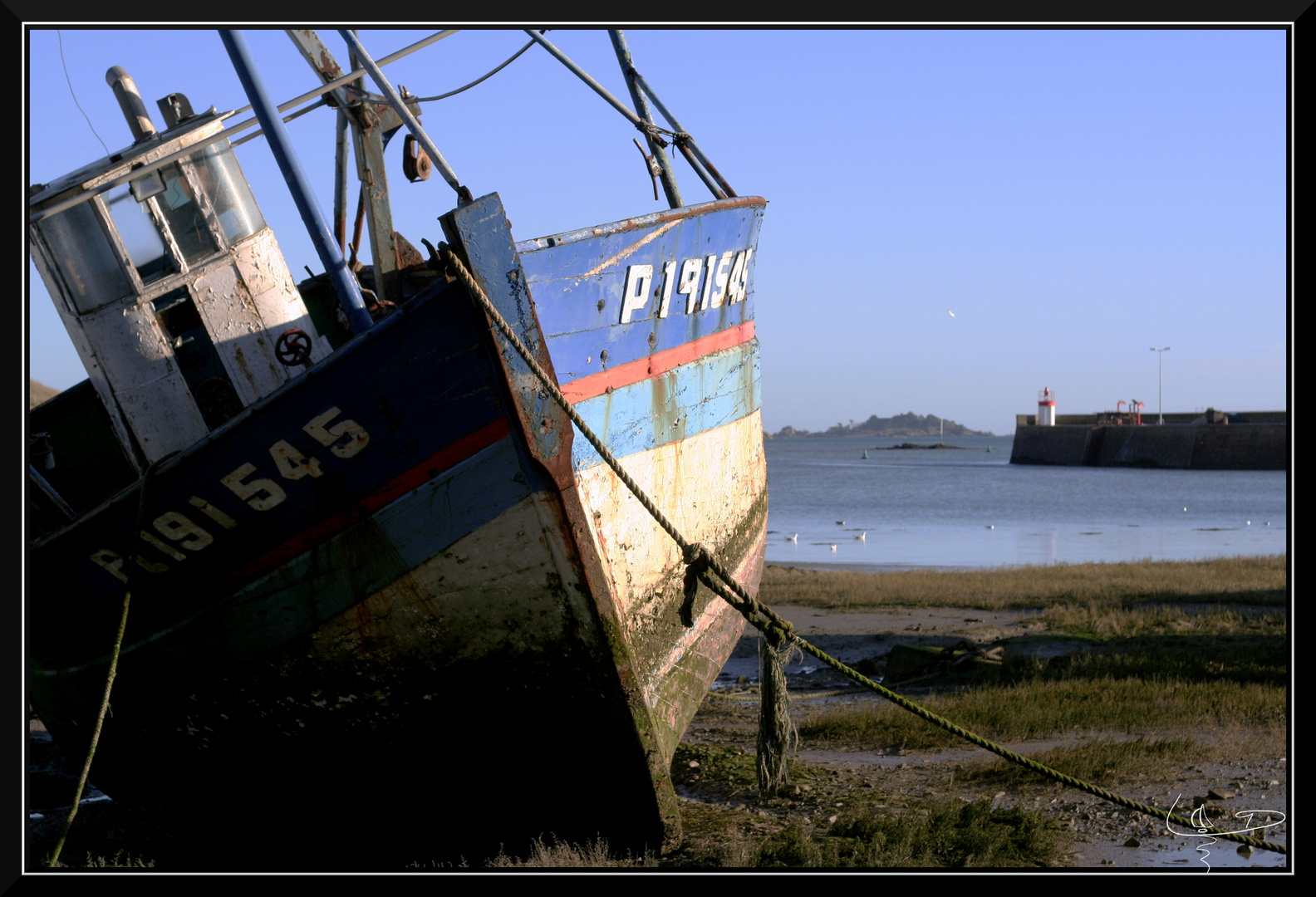 à marée basse