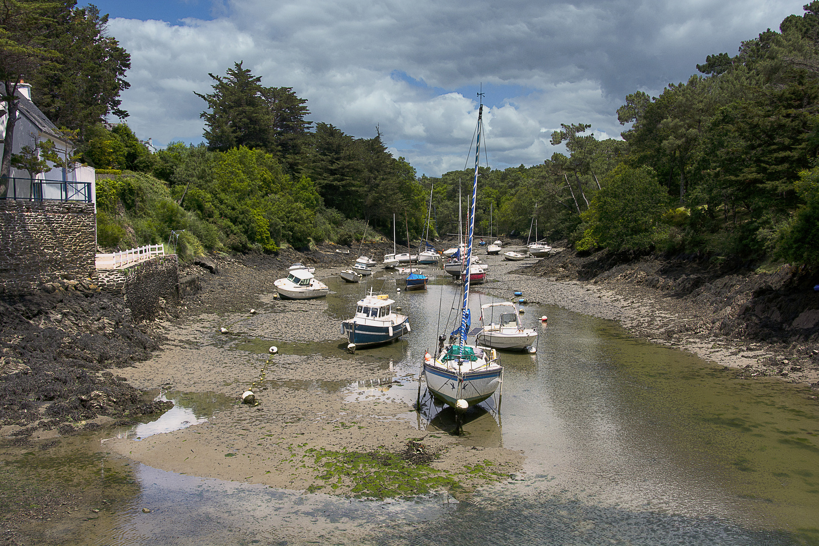 A marée basse