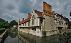 a moated medieval manor . . .
