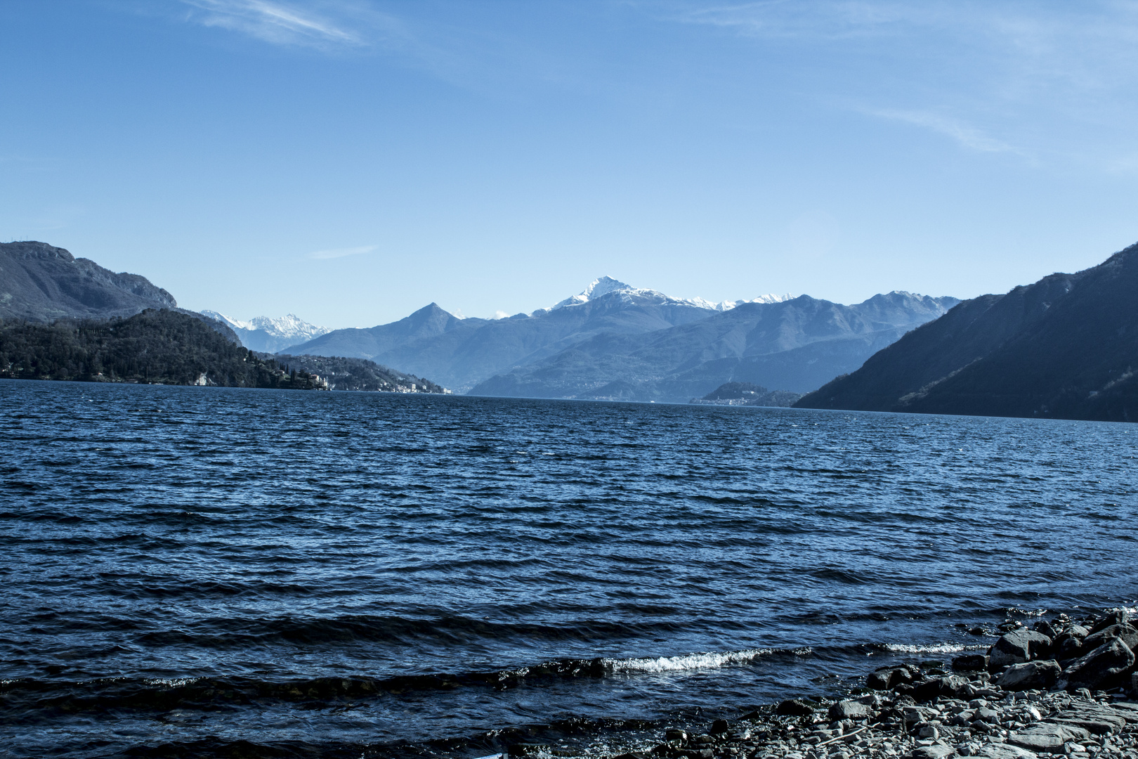 A morning of lake of Como