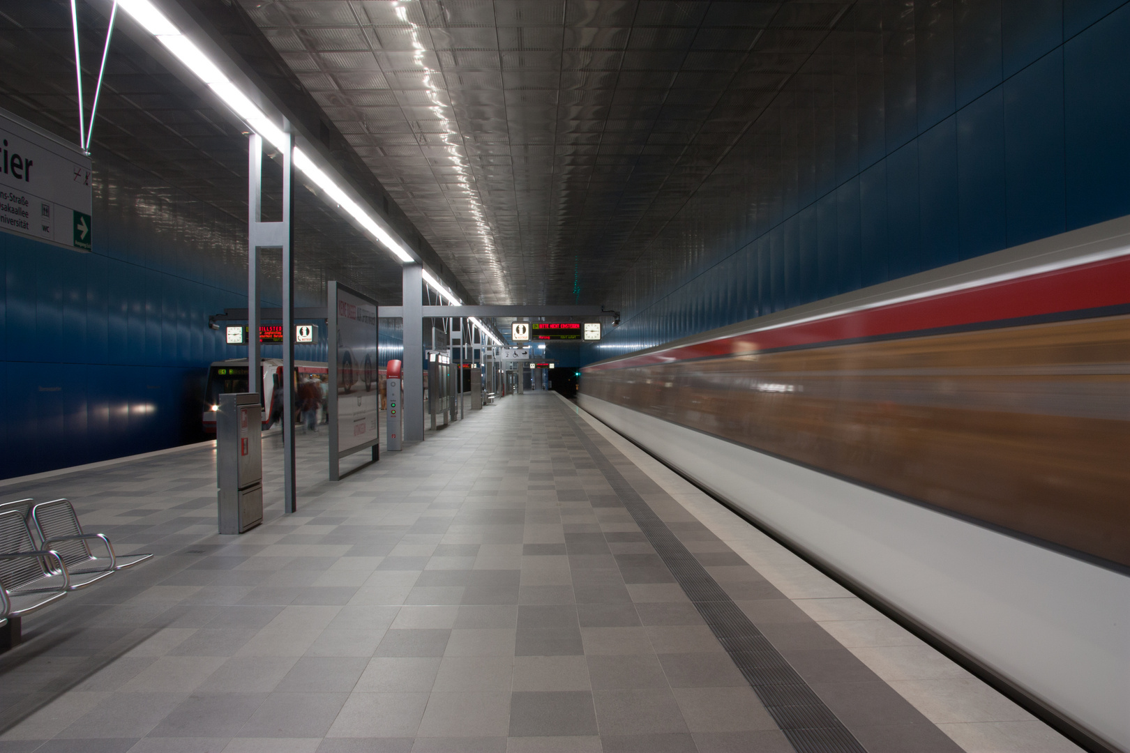 A new underground station in Hamburg