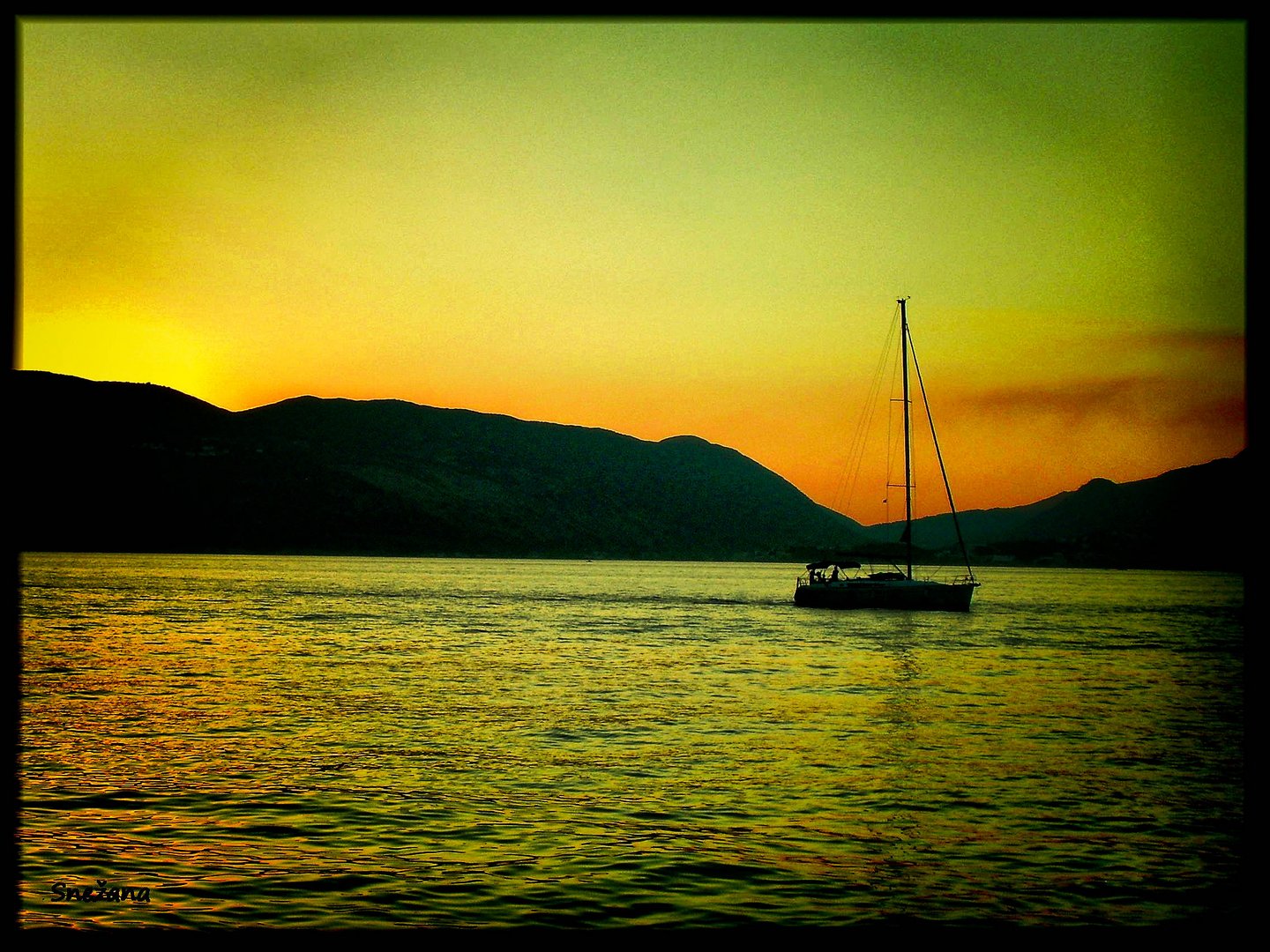 A Night at the Bay of Kotor